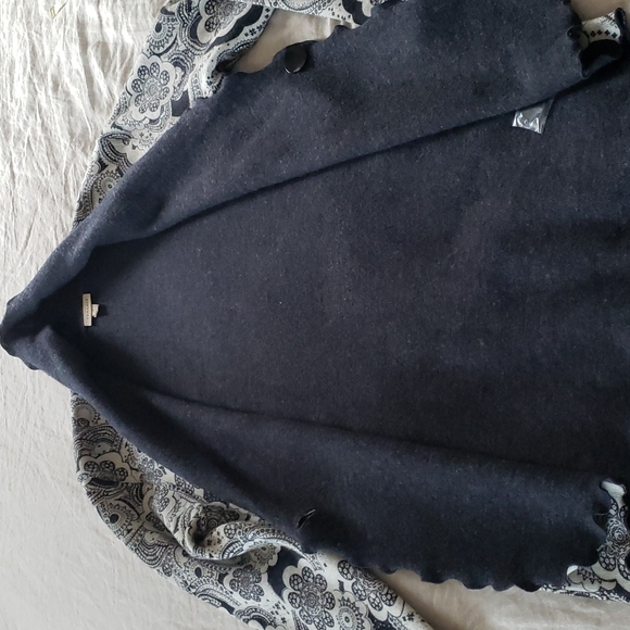 Venario wool blend reversible  cardigan - Picture 12 of 13